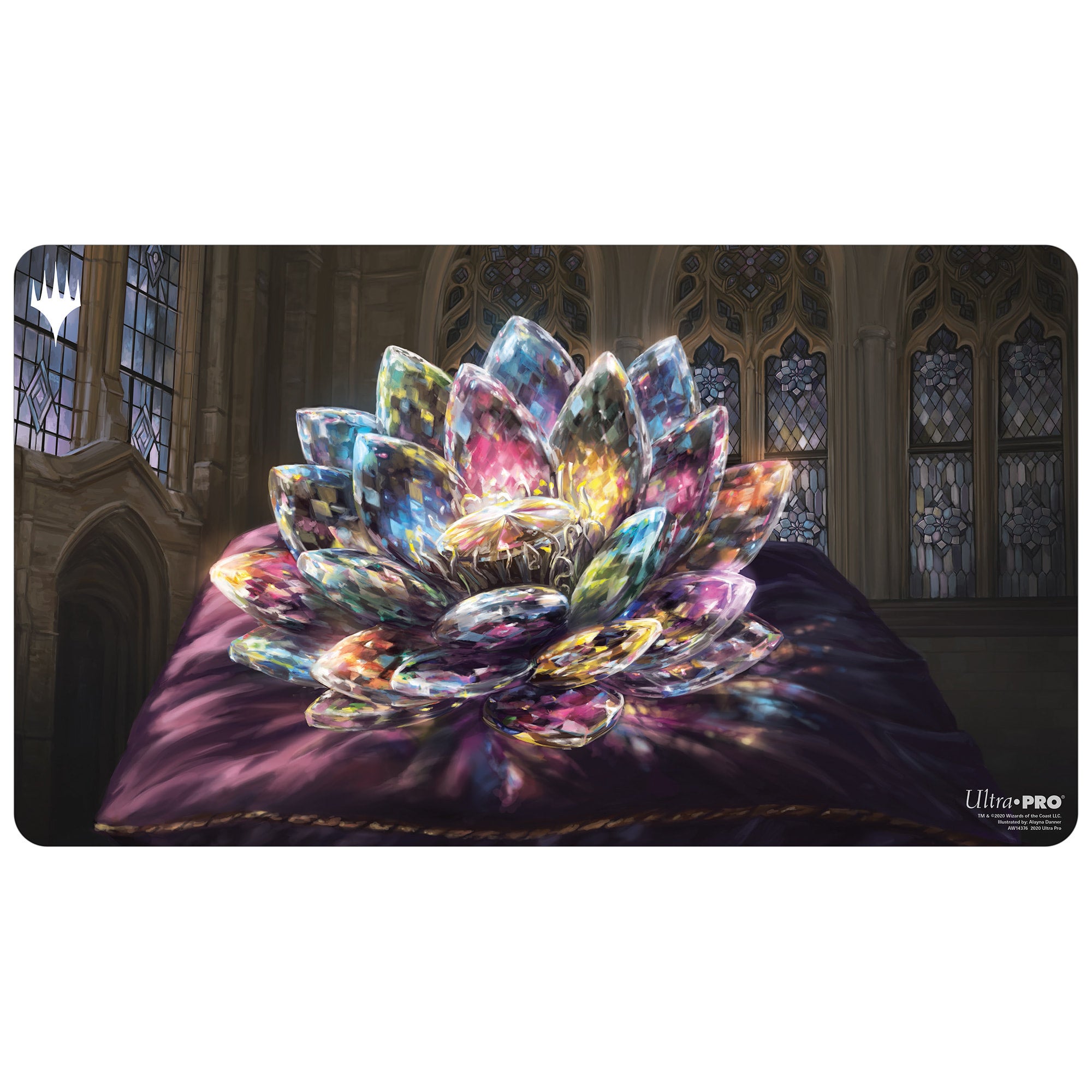 宝石の睡蓮 サイン入り プレイマット Alayna danner MTG 宝石の睡蓮 / Jeweled Lotus サイン入りプレイマット Ultra